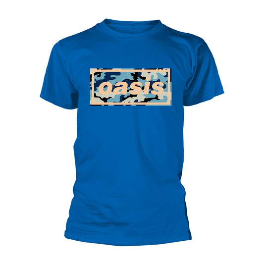 Oasis - Camo Logo (Royal) - Rock - TS