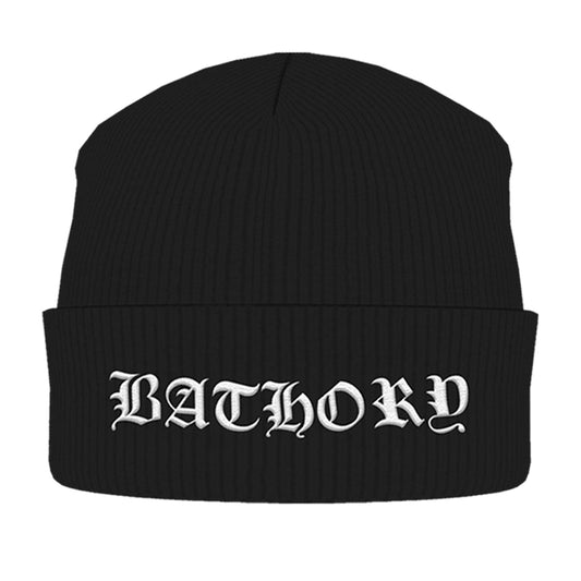 Bathory - White Logo - Black Metal - HATS
