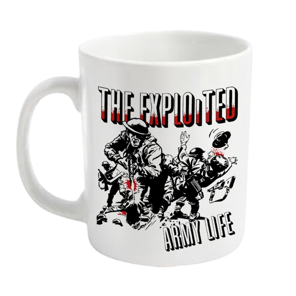 Exploited, The - Army Life (White) - Punk - MUG
