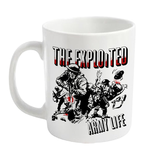 Exploited, The - Army Life (White) - Punk - MUG