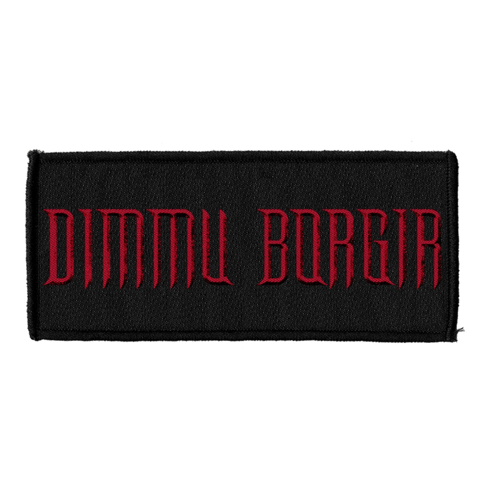 Dimmu Borgir - Logo (Red) (Woven) - Black Metal - PTCH