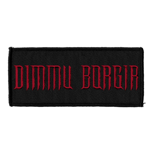Dimmu Borgir - Logo (Red) (Woven) - Black Metal - PTCH