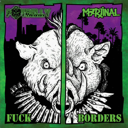 Potbelly / Marjinal - Fuck Borders - Punk - CD