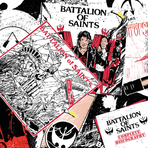 Battalion Of Saints - Complete Discography (Red, White And Blue Vinyl 3Lp) - Punk - 3LP