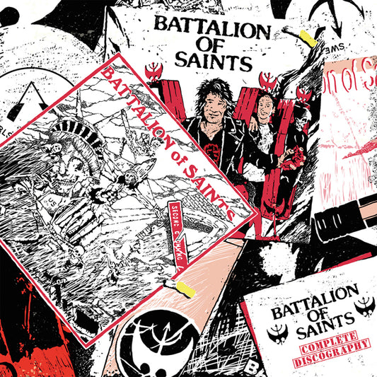 Battalion Of Saints - Complete Discography (Red, White And Blue Vinyl 3Lp) - Punk - 3LP