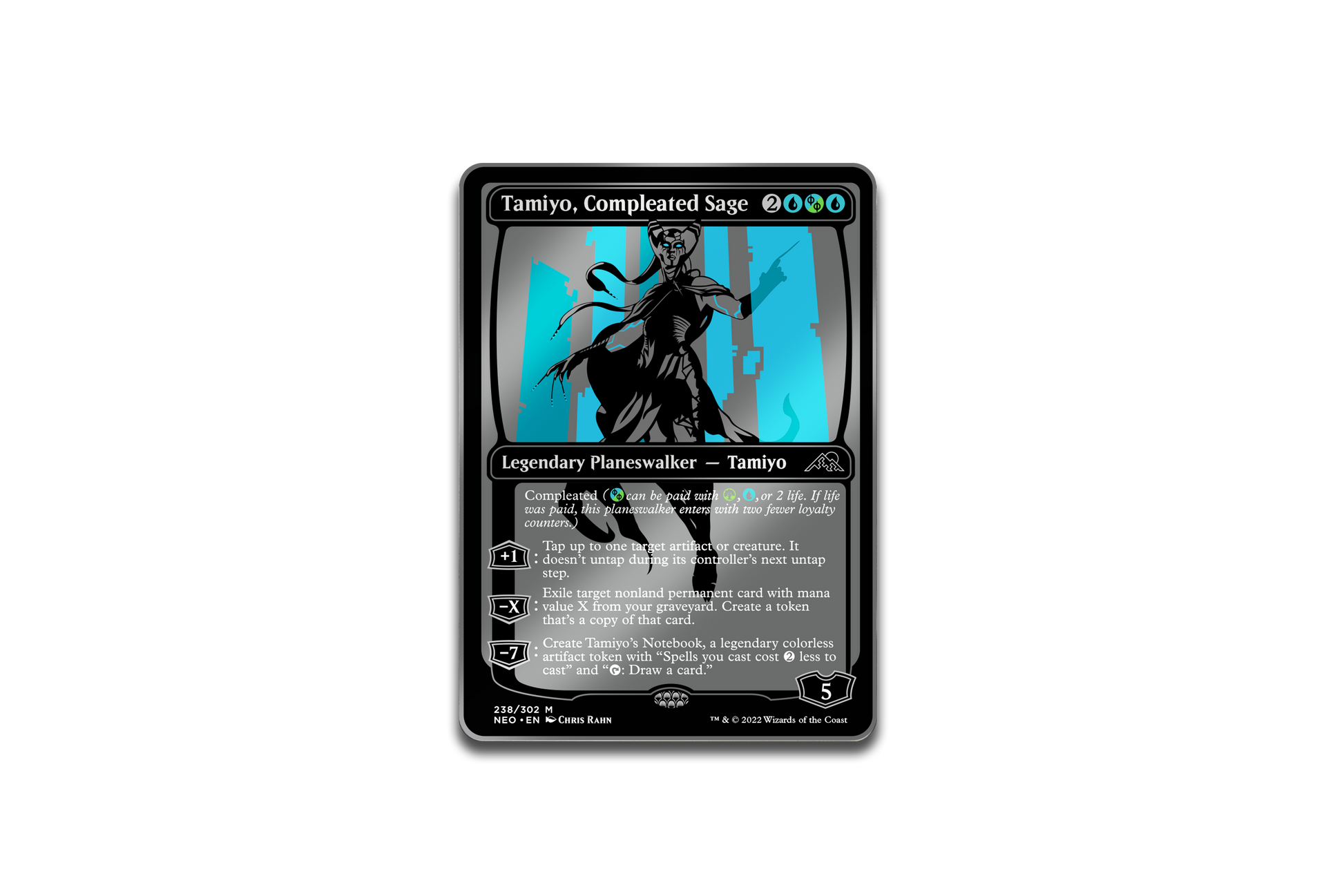 Pinfinity AR Pin: Limited Edition Kamigawa Neon Dynasty Tamiyo - Magic the Gathering PMT036 Pin