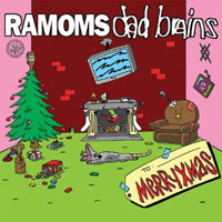 Dad Brains / Ramoms - Merryxmas Split 7" (Green/Red/White Splatter Vinyl) - Punk - 7