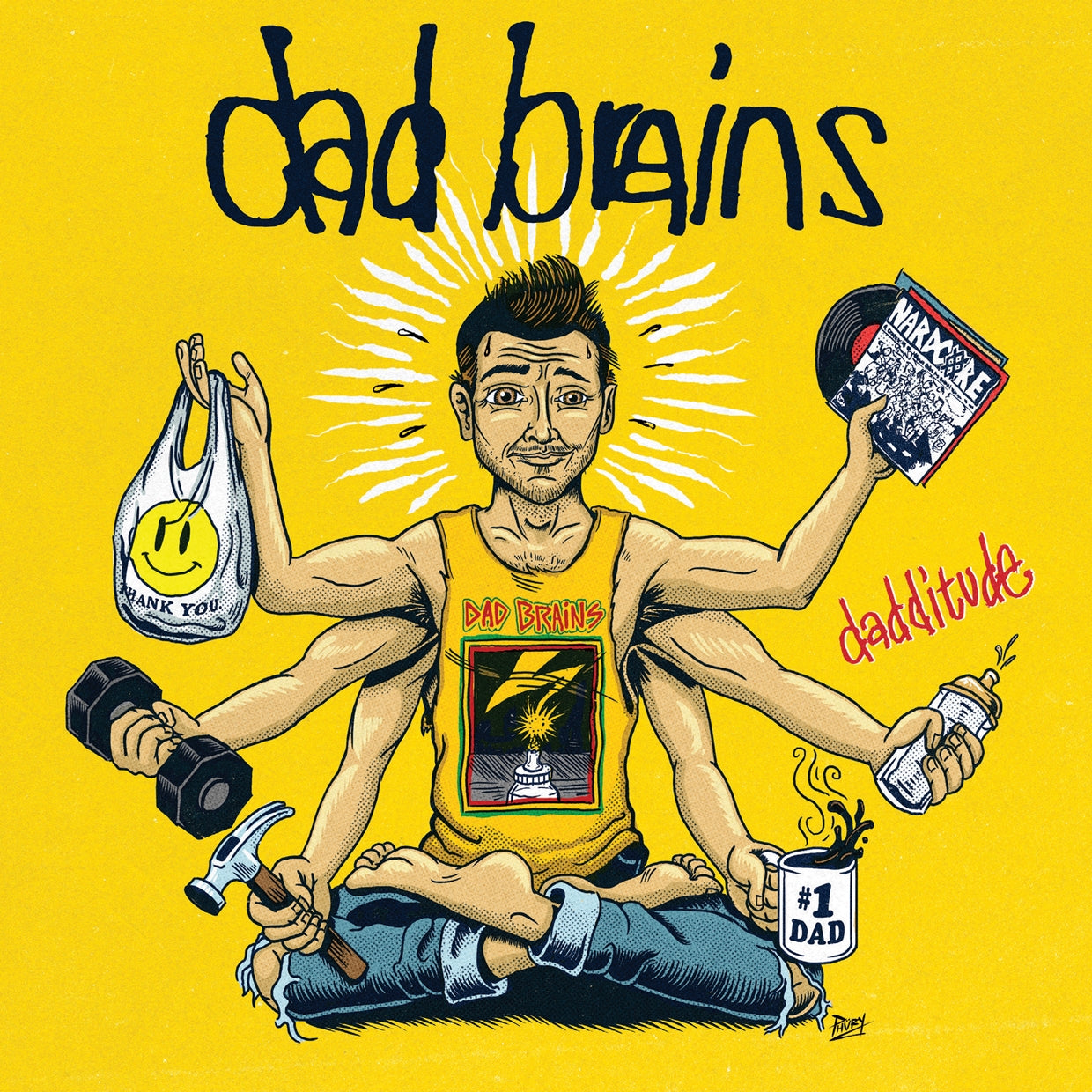 Dad Brains - Dadditude (Red Vinyl) - Punk - 7