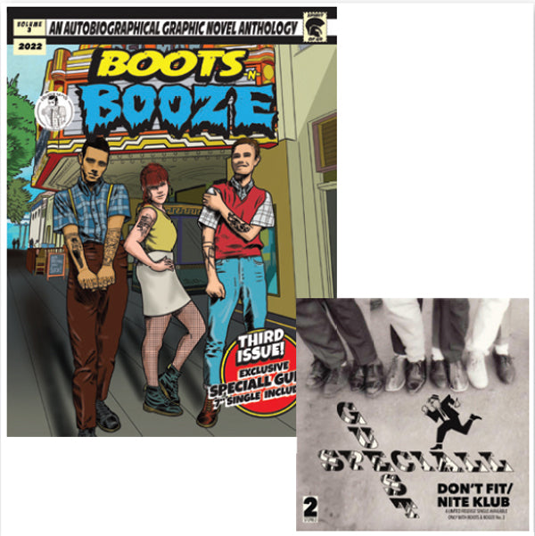 Boots-N-Booze - Comic With The Speciall Guest 7" - Punk - BK