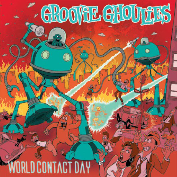 Groovie Ghoulies - World Contact Day (Coloured Vinyl) - Punk - LP