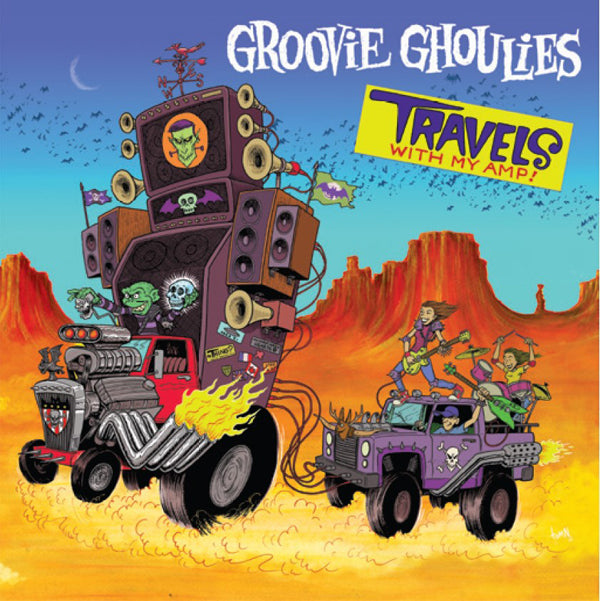 Groovie Ghoulies - Travels With My Amp (Blue & Green Galaxy Vinyl) - Punk - LP