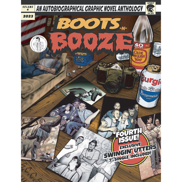 Boots-N-Booze - Comic With The Swingin Utters 7" - Punk - BK