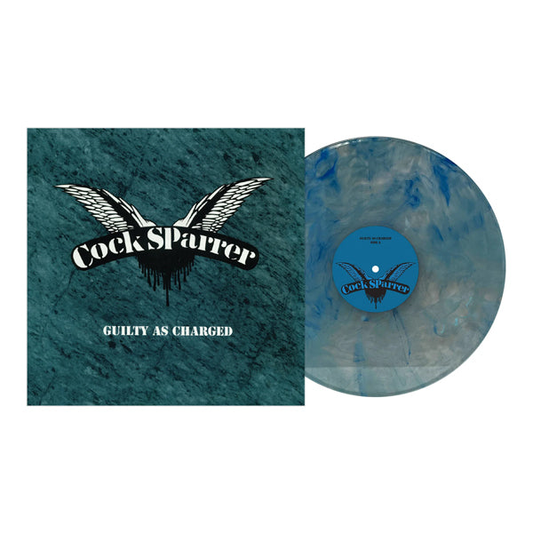 Cock Sparrer - Guilty As Charged (50Th Anniversary  Sapphire Marble Vinyl) - Punk - LP