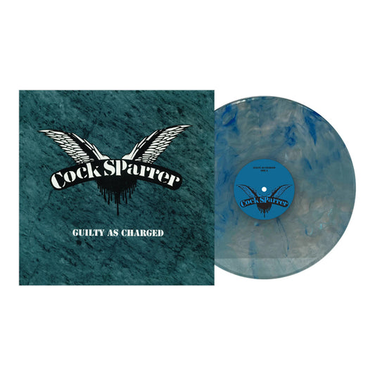 Cock Sparrer - Guilty As Charged (50Th Anniversary  Sapphire Marble Vinyl) - Punk - LP