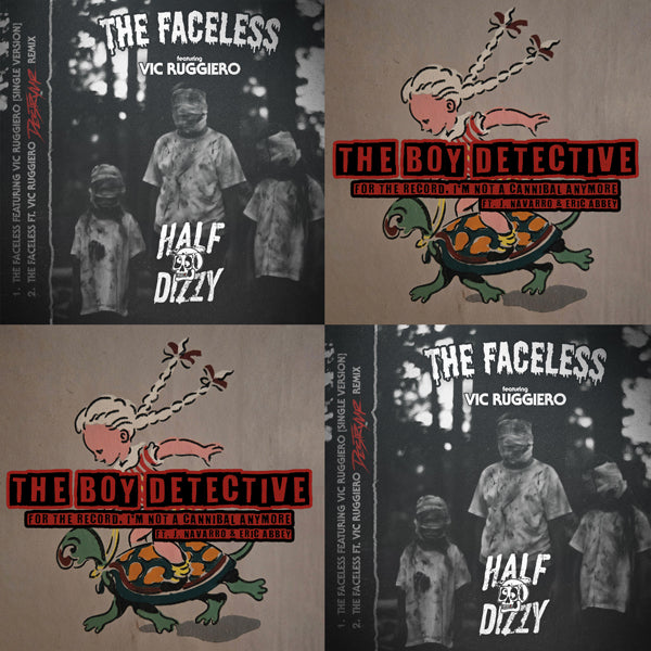 Half Dizzy & The Boy Detective - The Faceless/For The Record, I'M Not A Cannibal Anymore - Punk - 7