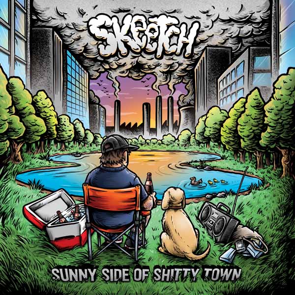 Skeetch - Skeetch - Sunny Side Of Shitty Town - Punk - LP