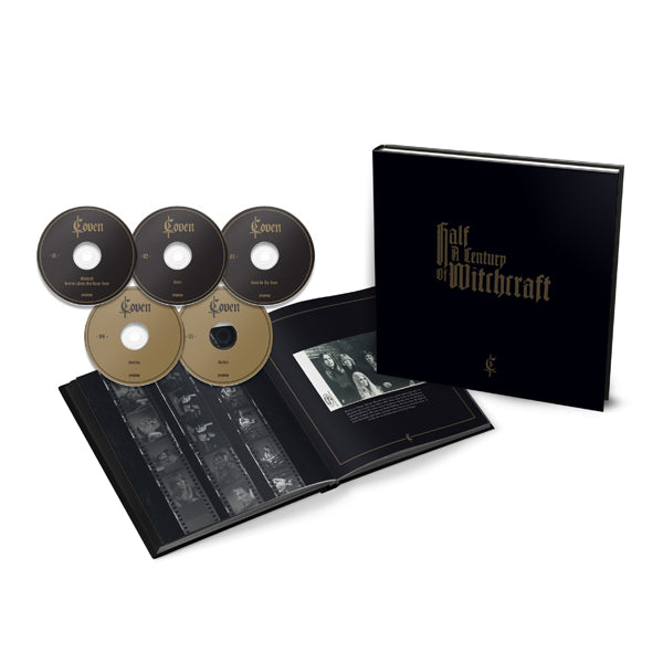 Coven - Half A Century Of Witchcraft (Deluxe 5Cd Hardcover Book) - Doom Metal - CDBK