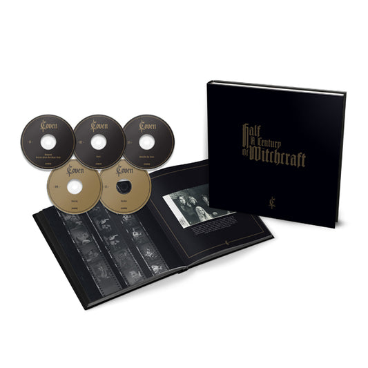 Coven - Half A Century Of Witchcraft (Deluxe 5Cd Hardcover Book) - Doom Metal - CDBK