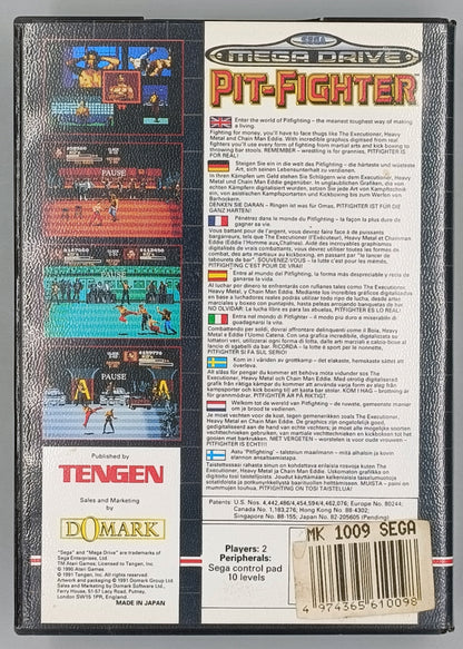 Pitfighter for Sega MegaDrive Mega Drive - UK CIB Sega