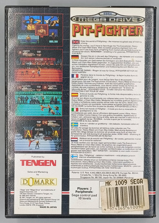 Pitfighter for Sega MegaDrive Mega Drive - UK CIB Sega