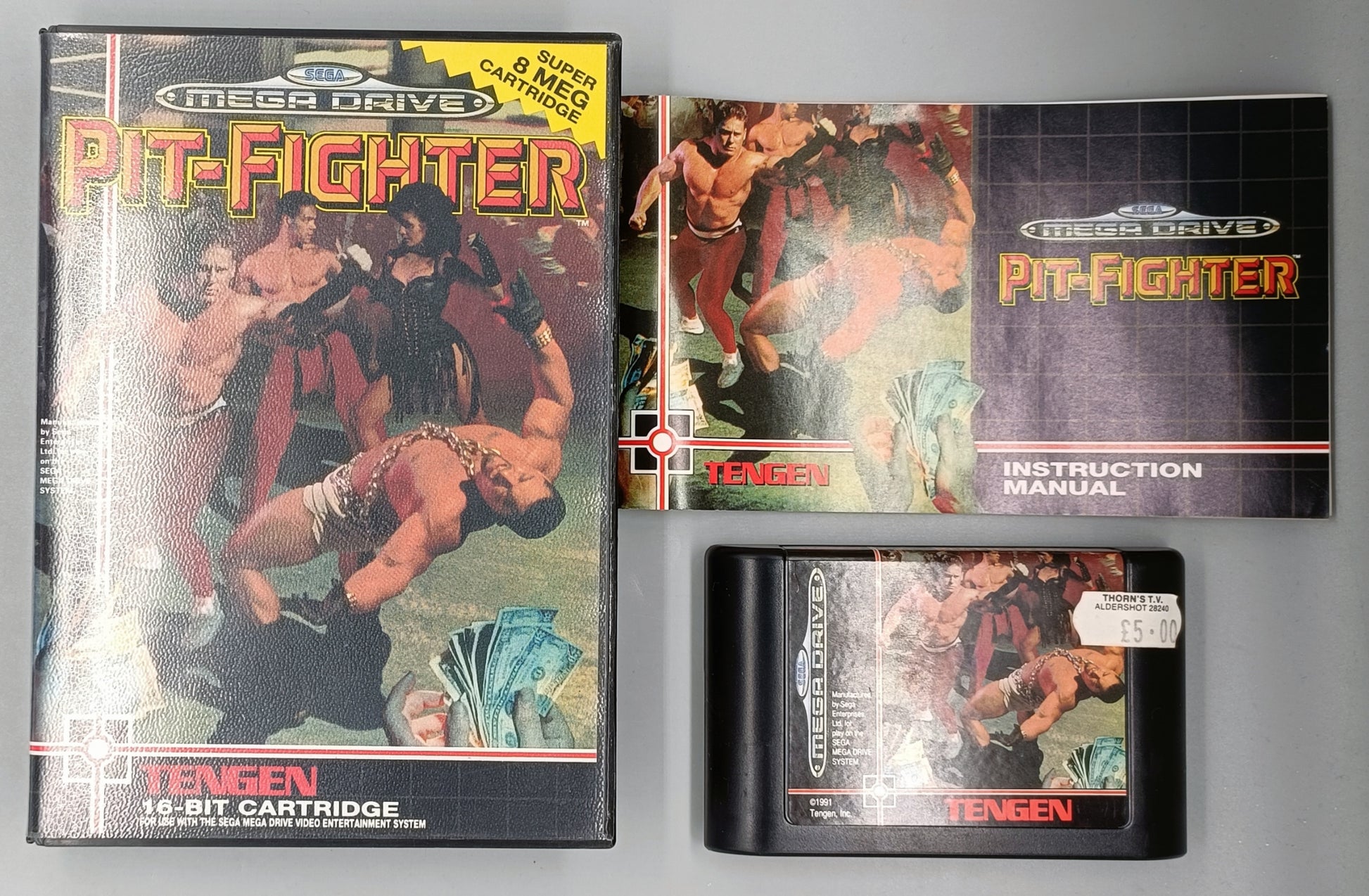 Pitfighter for Sega MegaDrive Mega Drive - UK CIB Sega