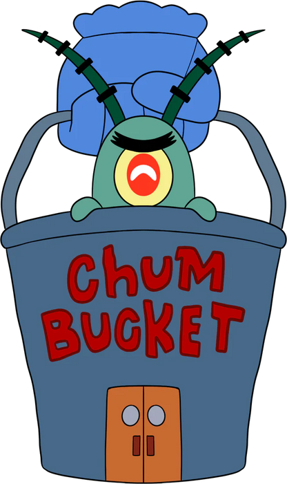 YouTooz - Spongebob Squarepants: Plankton Chum Bucket Plush (9IN)