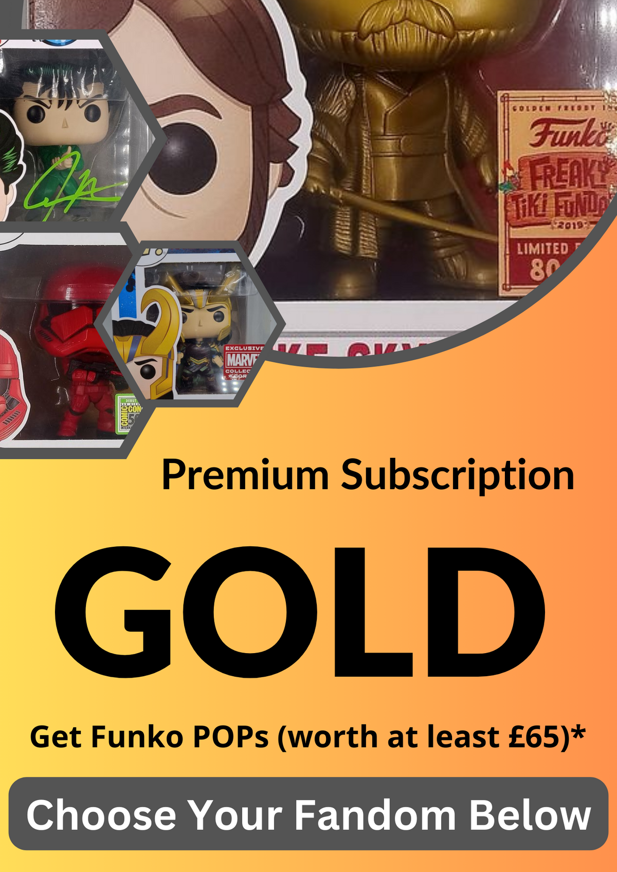 Premium Funko POP Mystery Box - Subscription Only