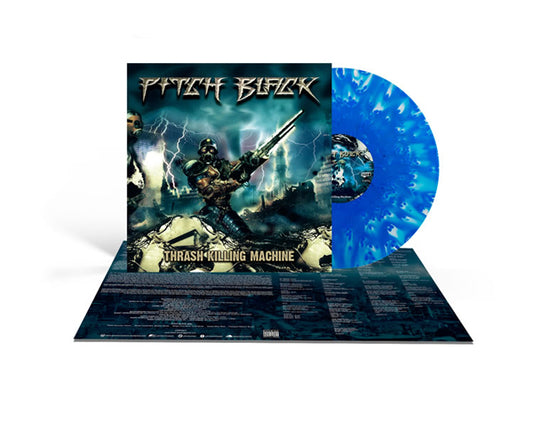 Pitch Black - Thrash Killing Machine (Cloudy Blue Vinyl) - Punk - LP