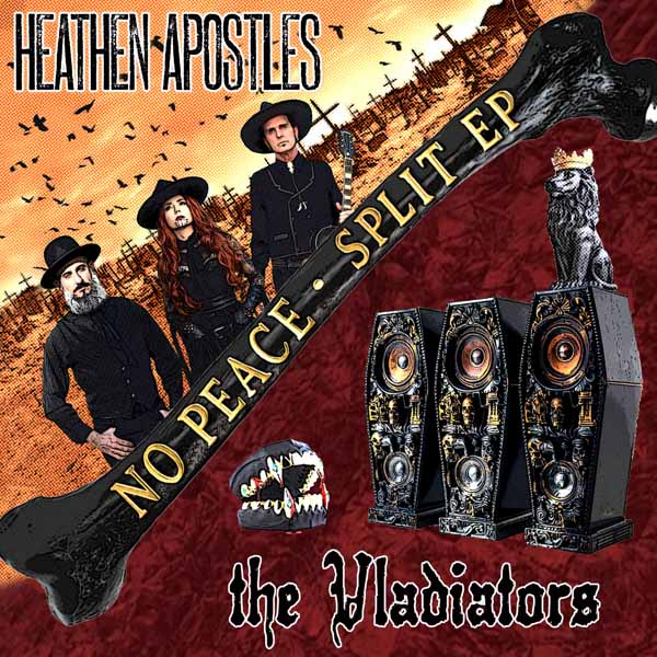 Heathen Apostles & The Vladiators - No Peace: Split Ep - Rock/Pop - CD