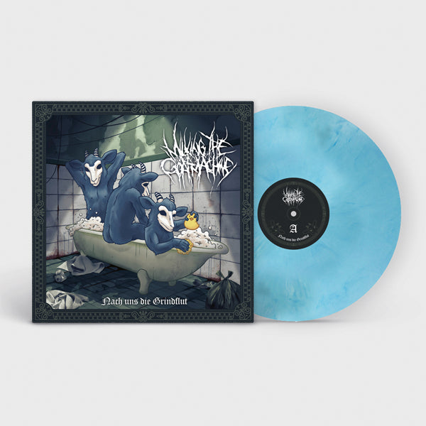 Milking The Goatmachine - Nach Uns Die Grindflut (Blue/White Marble Vinyl) - Grindcore - LP