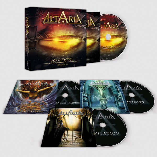 Altaria - Wisdom (+ Divinity + The Fallen Empire + Invitation) (4Cd Box) - Metal - 4CD
