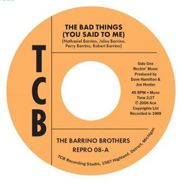 Barrino Brothers, The - The Bad Things (You Said To Me) - Soul/Funk - 7