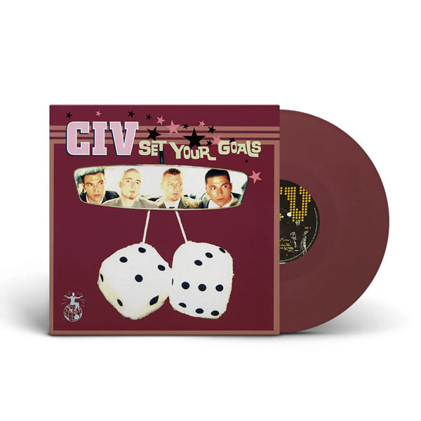 Civ - Set Your Goals (Opaque Burgundy Vinyl) - Hardcore - LP
