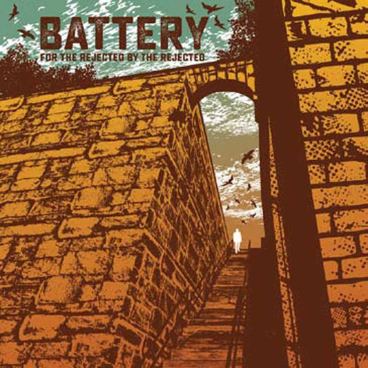 Battery - For The Rejected By The Rejected (Orange Vinyl) - Hardcore - LP