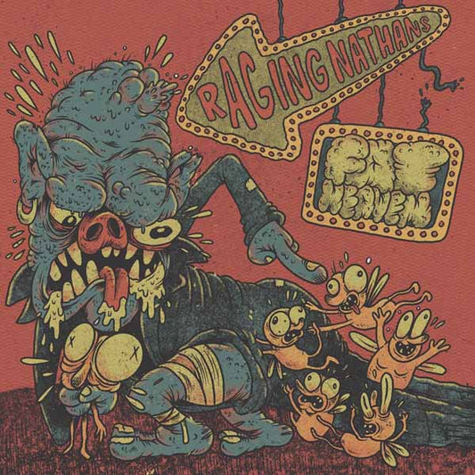 Raging Nathans & Fat Heaven - Split - Punk - 7