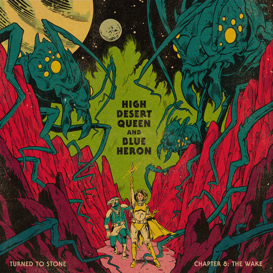 High Desert Queen & Blue Heron - Turned To Stone: Chapter 8 The Wake - Stoner Metal/Rock - LP