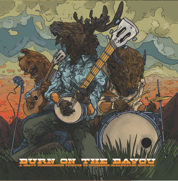 Various Artists - Burn On The Bayou: A Heavy Underground Tribute To Creedence Clearwater Revival (3Lp) - Stoner Metal/Rock - 3LP