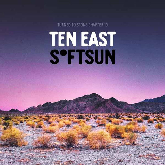 Ten East & Softsun - Turned To Stone: Chapter 10 Ten East/Softsun (2 Tone Blue/Purple) - Metal - LP