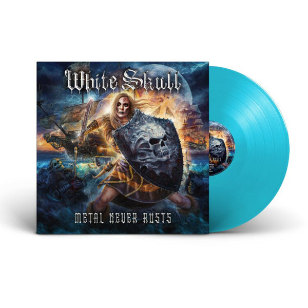 White Skull - Metal Never Rusts (Curacao Vinyl) - Metal - LP