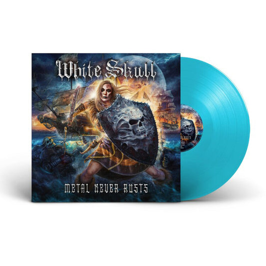 White Skull - Metal Never Rusts (Curacao Vinyl) - Metal - LP