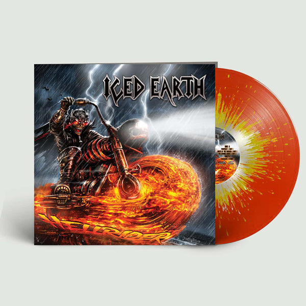 Iced Earth - Hellrider (Orange/Yellow/Silver Vinyl) - Metal - LP