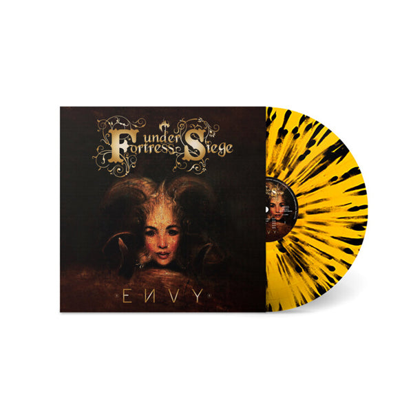 Fortress Under Siege - Envy (Black/Yellow Splatter Vinyl) - Power Metal - LP