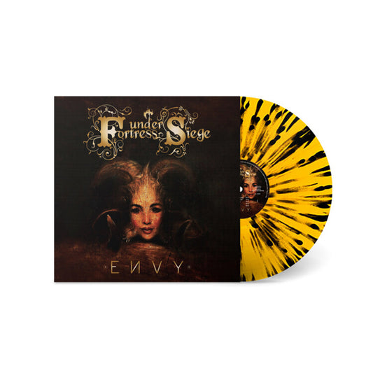 Fortress Under Siege - Envy (Black/Yellow Splatter Vinyl) - Power Metal - LP