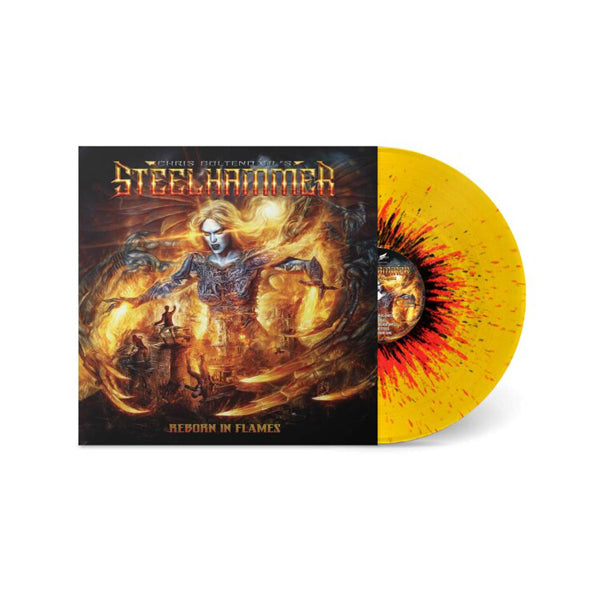 Chris Bohltendahl'S Steelhammer - Reborn In Flames (Yellow/Orange/Black Vinyl) - Metal - LP