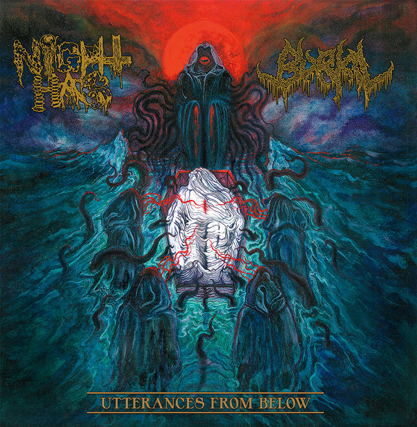 Night Hag & Burial - Utterances From Below - Death Metal - LP