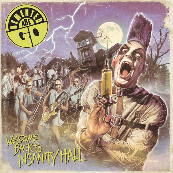 Demented Are Go - Welcome Back To Insanity Hall (Highlighter Yellow/Black Smoke Vinyl) - Punk - LP