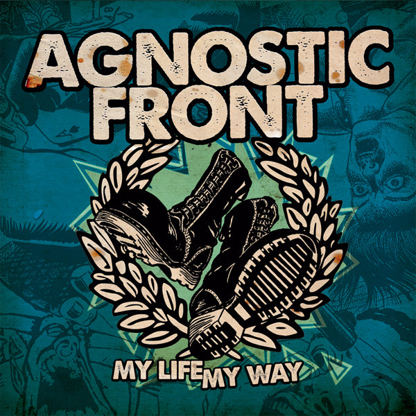 Agnostic Front - My Life My Way (Olive Green/Transparent Blue) - Hardcore - LP