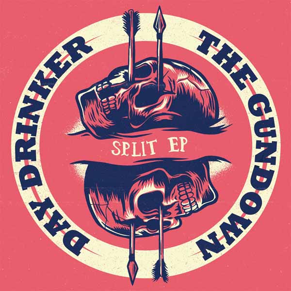 Day Drinker / The Gundown - Day Drinker / The Gundown Split (Bone Vinyl) - Punk - LP