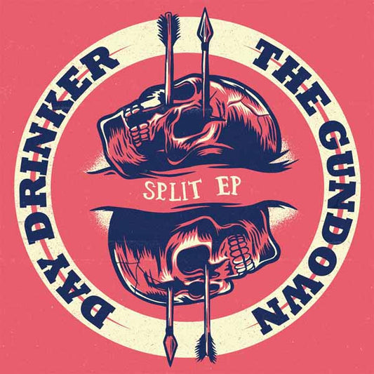 Day Drinker / The Gundown - Day Drinker / The Gundown Split (Bone Vinyl) - Punk - LP