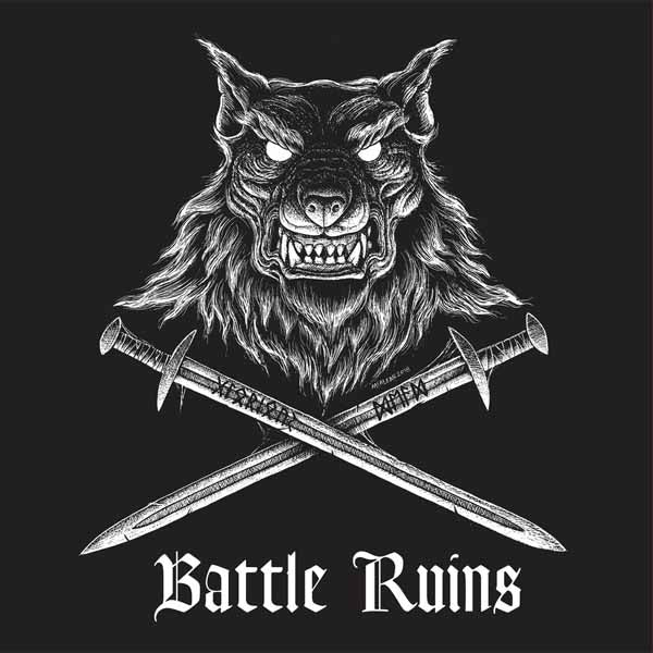 Battle Ruins - Glorious Dead (Black/White Swirl Vinyl) - Punk - LP